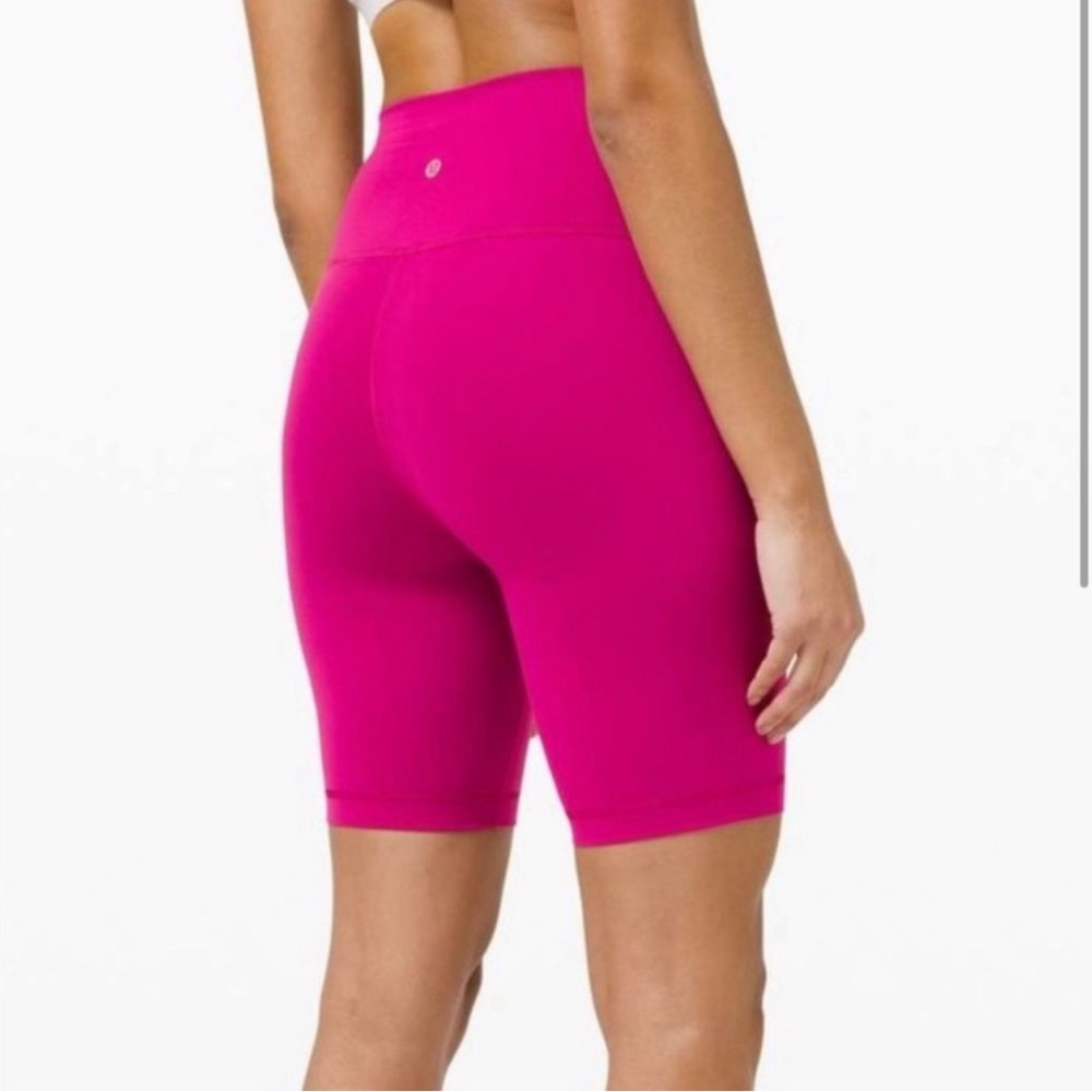Lululemon Wunder Under Ripened Raspberry Biker Sh… - image 2